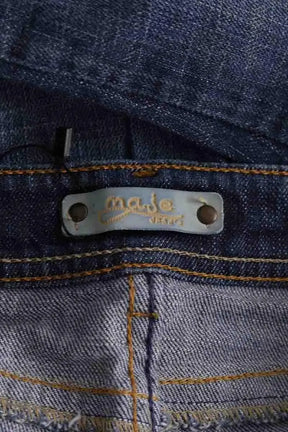 Jean droit Maje Bleu en Coton
