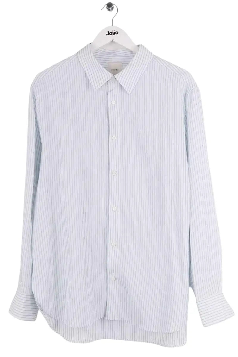 Chemise Calvin Klein Bleu en Coton, taille M - Seconde Main