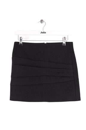 Mini jupe Maje Noir en Synthétique, taille S - Seconde Main