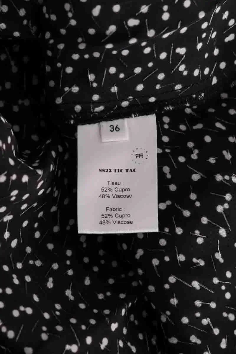 Jupe Roseanna Tic Tac Noir en Synthétique