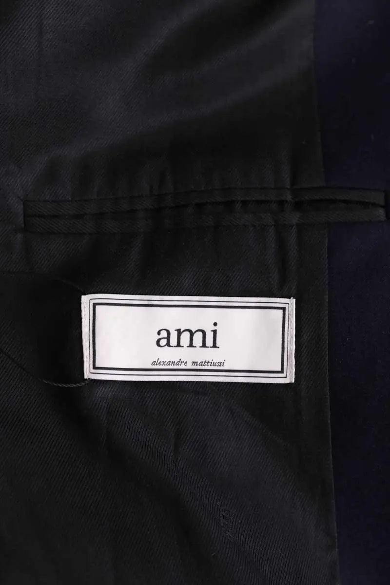 Veste Ami Anthracite en Laine