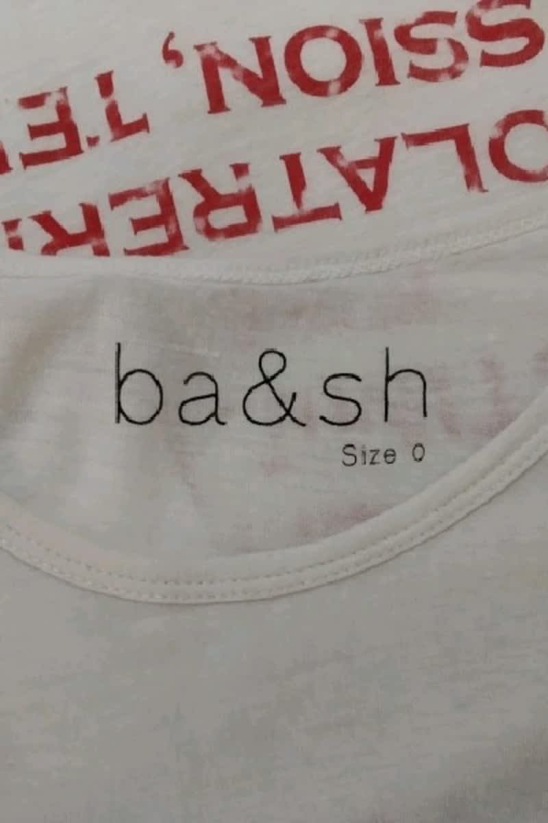 Top sans manche Bash  Blanc
