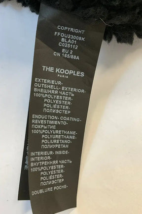Veste The Kooples Noir en Synthétique