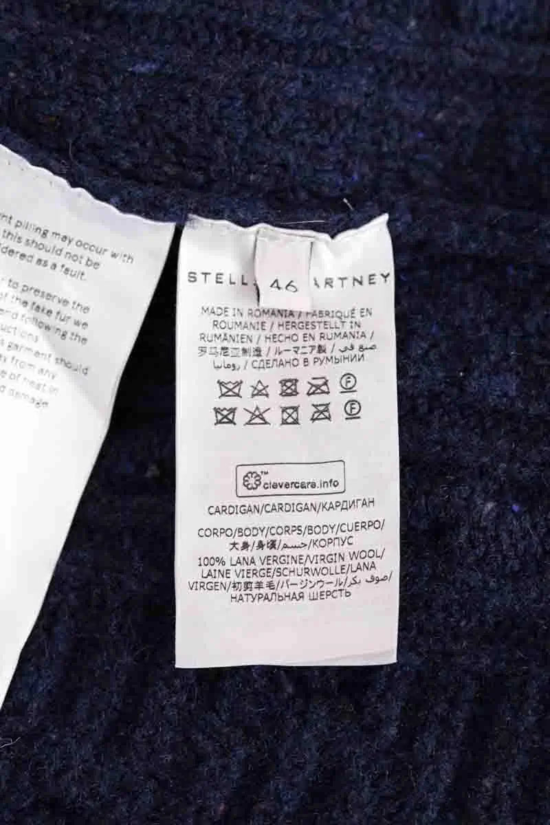 Cardigan Stella McCartney Bleu en Laine