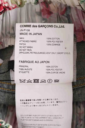Pantalon droit Junya Watanabe Bleu en Coton