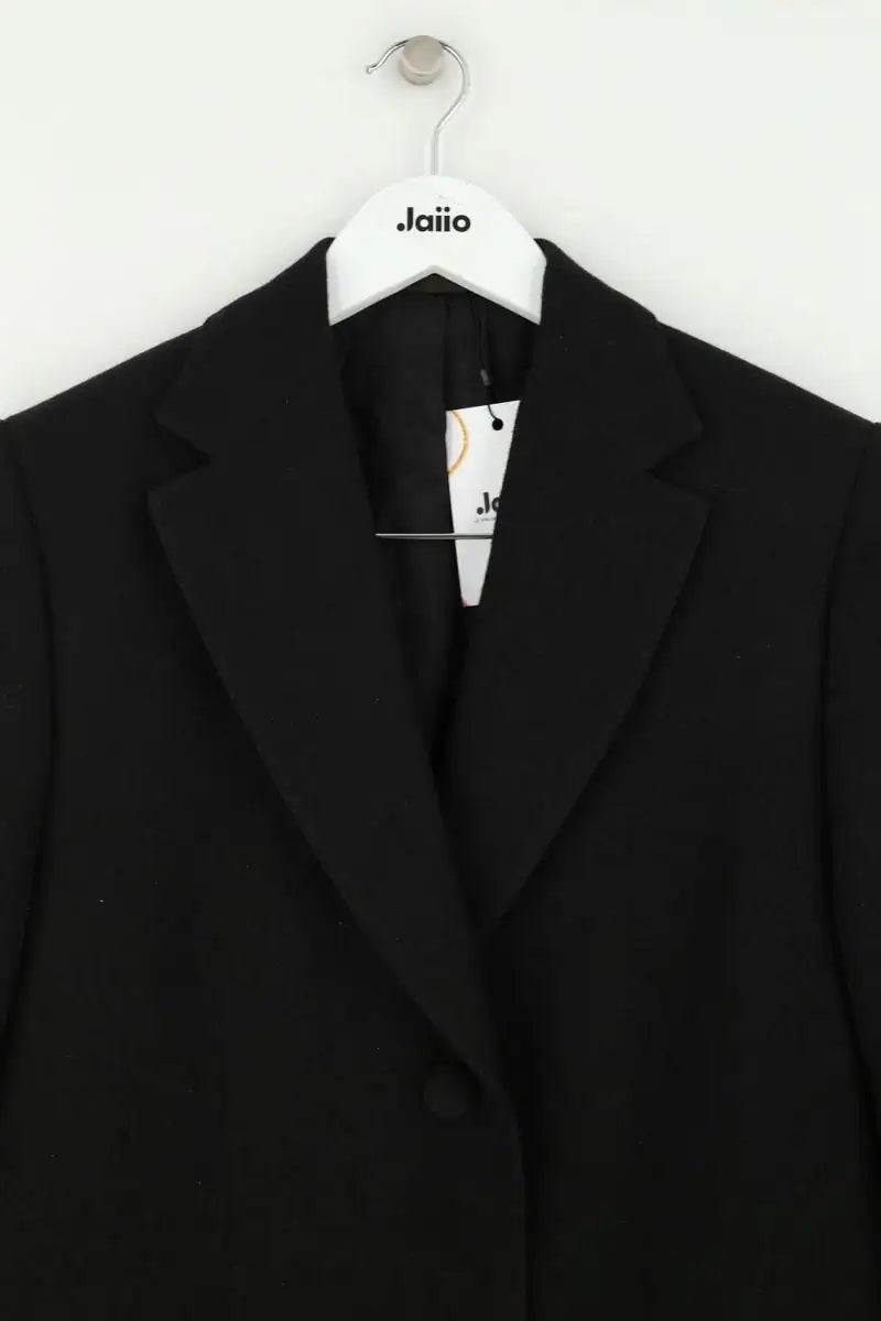Manteau Officine Générale Noir en Laine