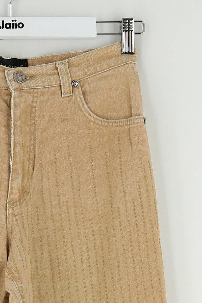 Jean droit Roberto Cavalli  Marron