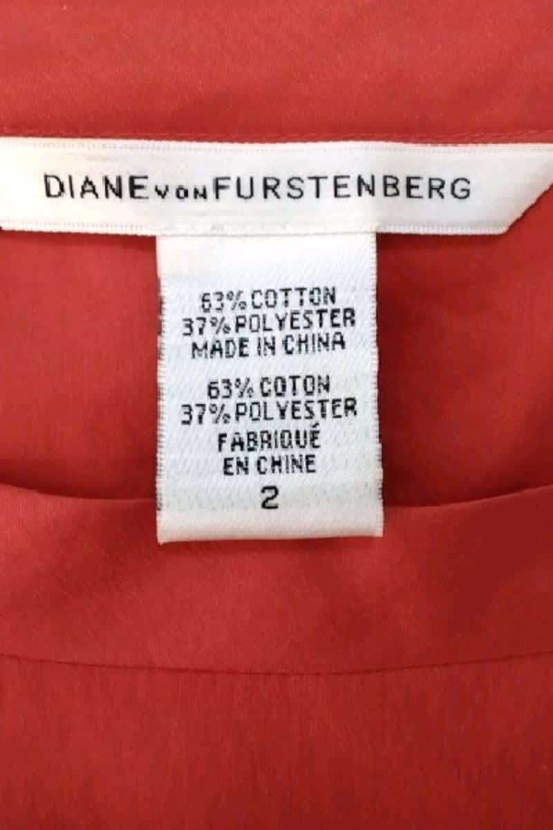 Mi-longueur Diane Von Furstenberg  Rouge