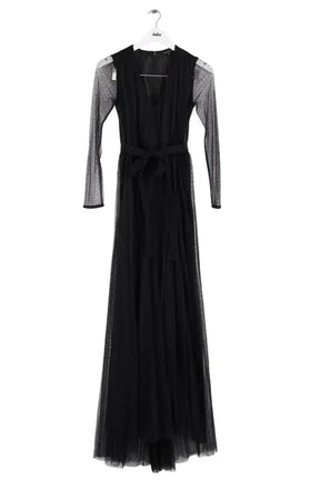 Robe Tara Jarmon Noir en Synthétique, taille S - Seconde Main