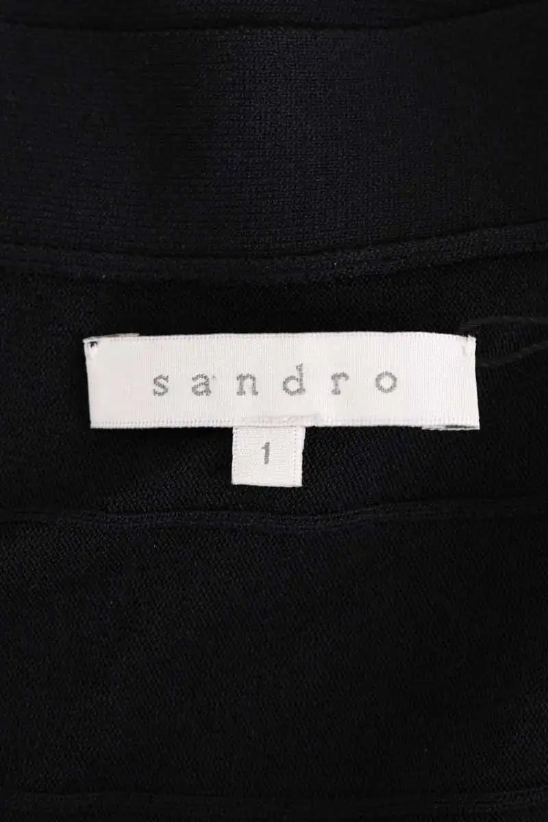 Robe Sandro Noir en Viscose