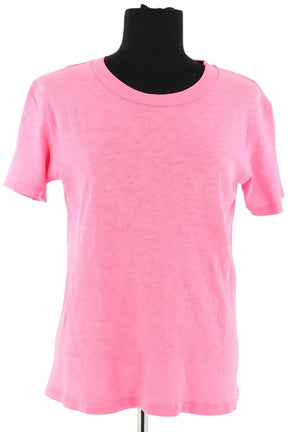 T-shirt American Vintage Rose en Coton, taille L - Seconde Main
