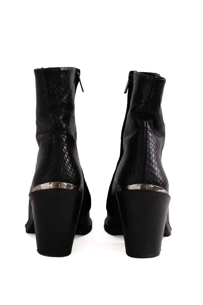 Santiags The Kooples Noir en Cuir