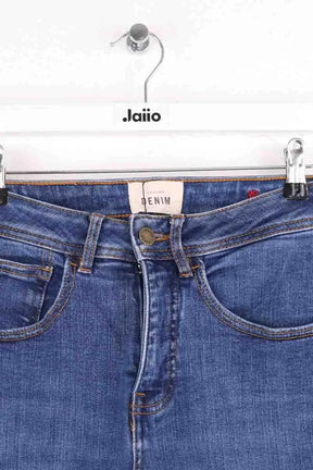 Jean slim Sézane Bleu en Coton