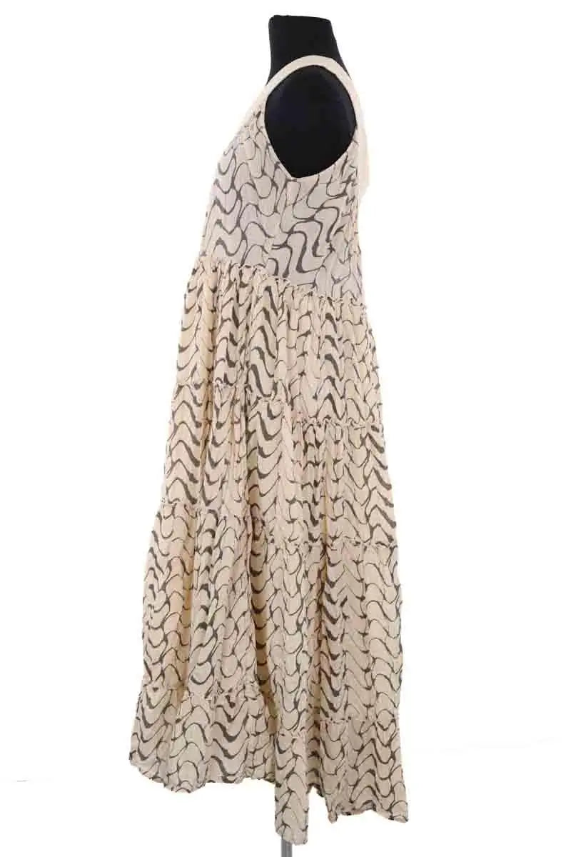 Robe Leon & Harper Ecru en Coton
