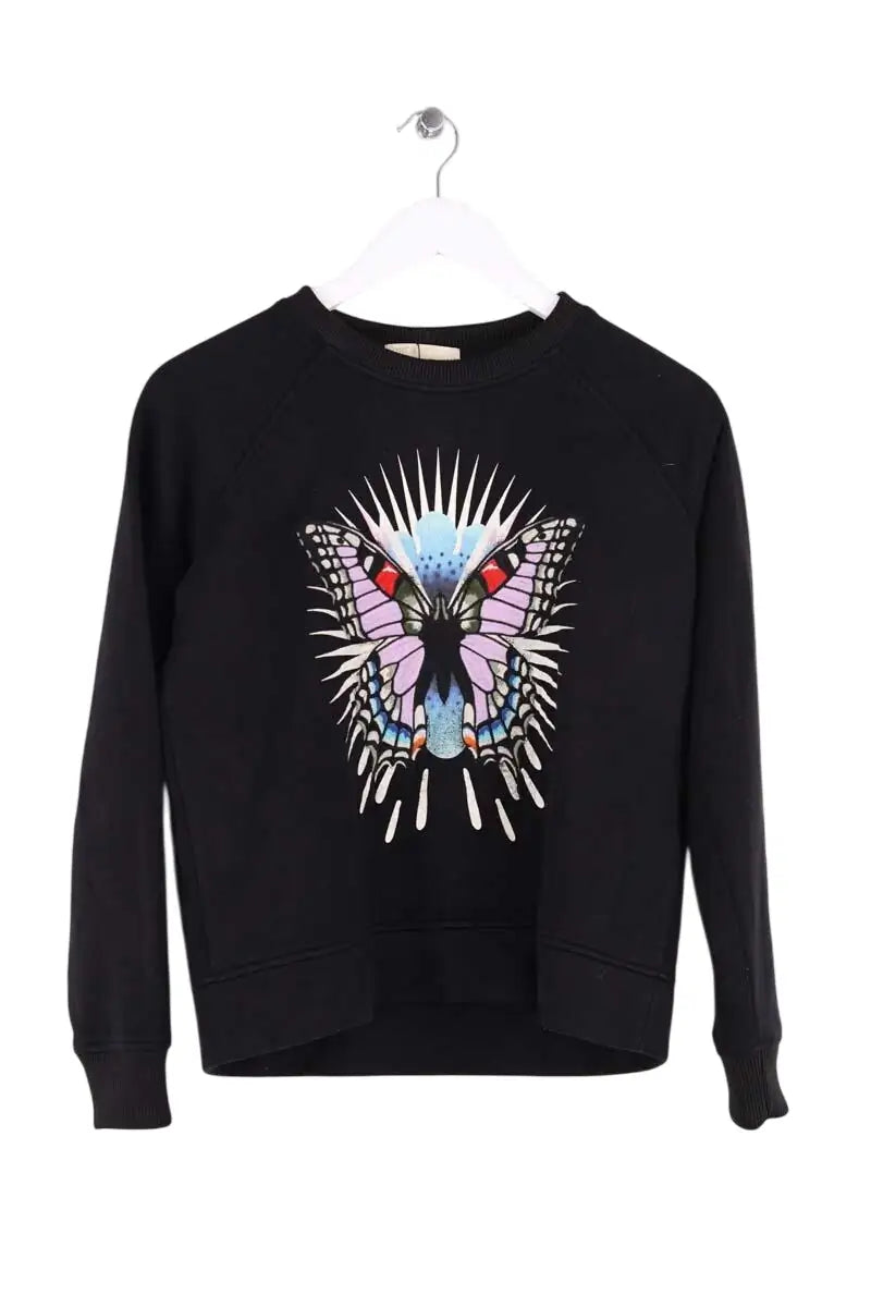 Sweatshirt Maje Noir en Synthétique, taille S - Seconde Main