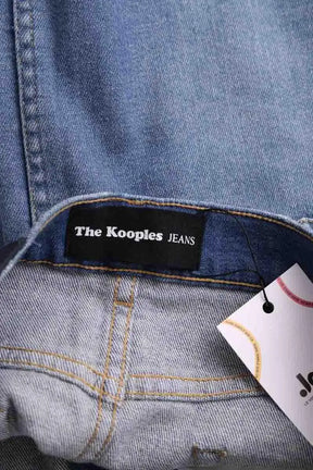 Mini jupe The Kooples Bleu en Coton