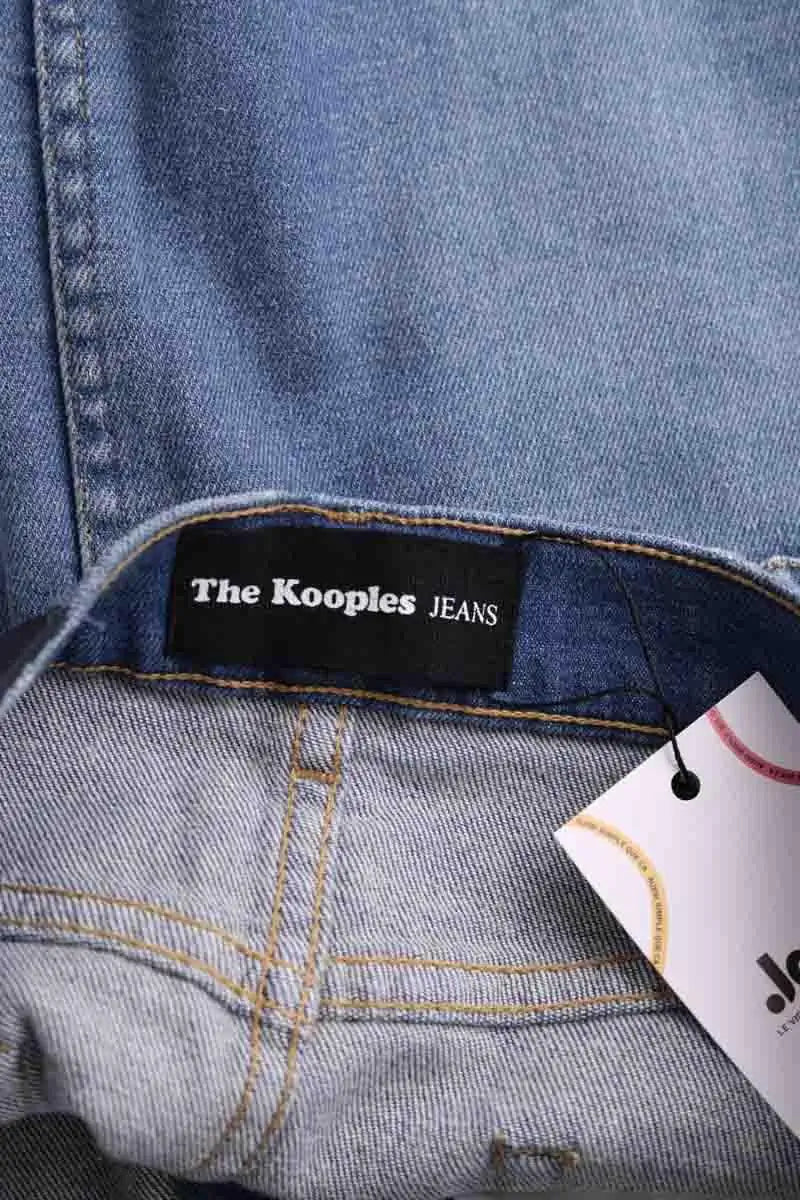 Mini jupe The Kooples Bleu en Coton