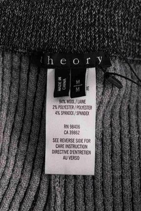 Pantalon de costume Theory Anthracite en Laine