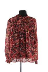 Blouse Ba&Sh Bordeaux en Viscose, taille S - Seconde Main