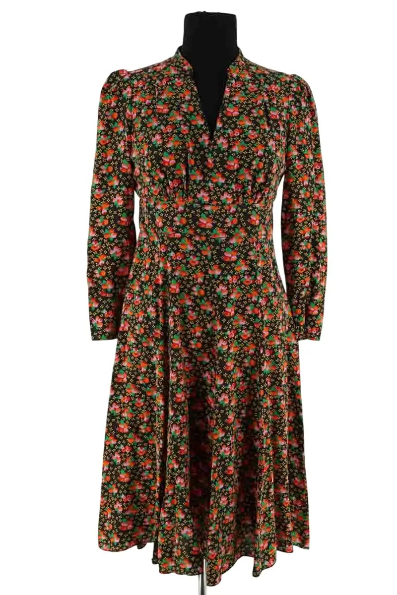 Robe Tara Jarmon Multicolore en Soie, taille L - Seconde Main