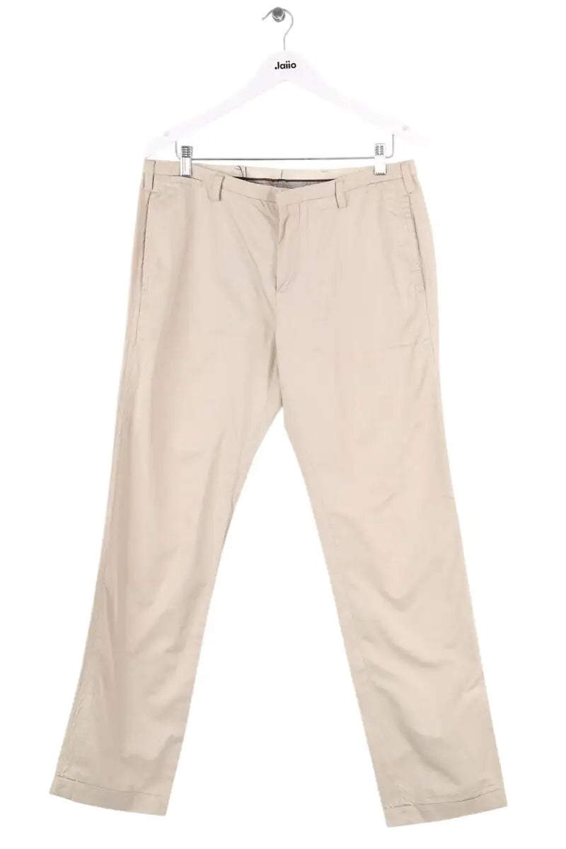 Pantalon droit Moncler Beige en Coton, taille XXL - Seconde Main