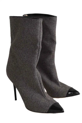 Boots Jimmy Choo Gris en Cuir