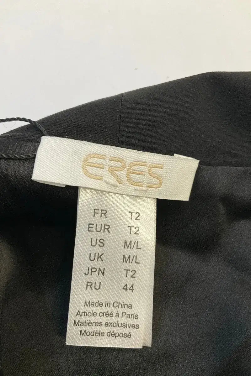 Gilet Eres Noir en Soie