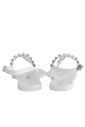 Sandales Stuart Weitzman Blanc en Caoutchouc