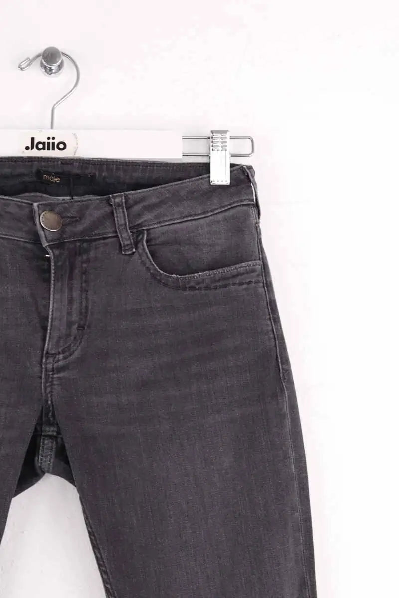 Jean slim Maje Gris en Coton