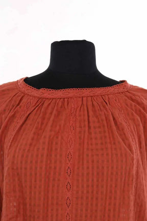 Blouse Soeur Orange en Coton