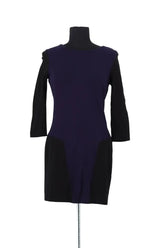 Robe Sandro Marine en Viscose, taille M - Seconde Main
