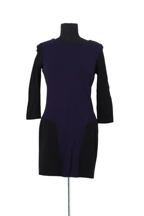 Robe Sandro Marine en Viscose, taille M - Seconde Main
