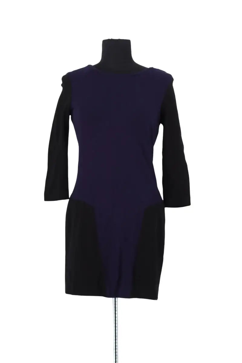 Robe Sandro Marine en Viscose, taille M - Seconde Main