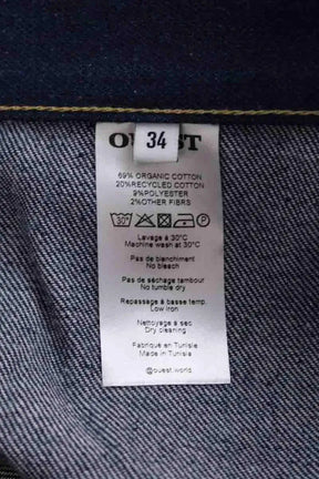 Bermuda Ouest Paris Apron shorts Bleu en Coton