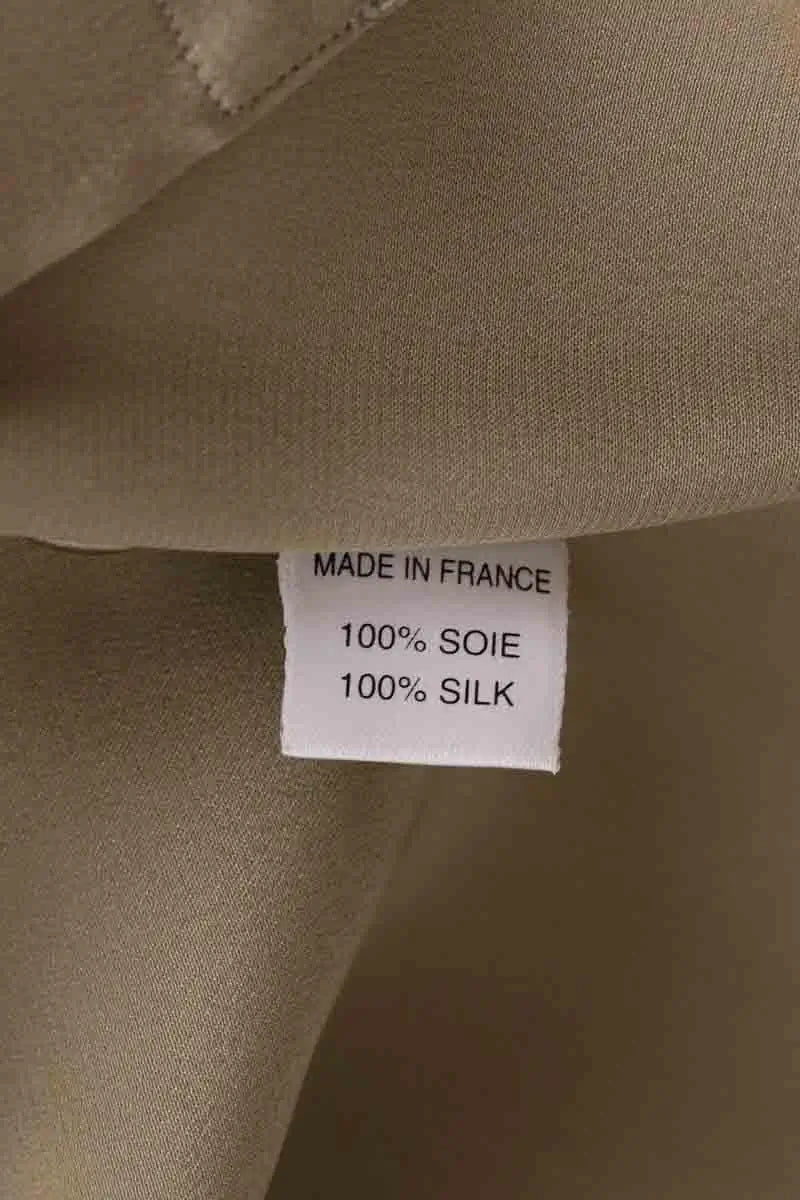 Chemise Charvet Kaki en Soie
