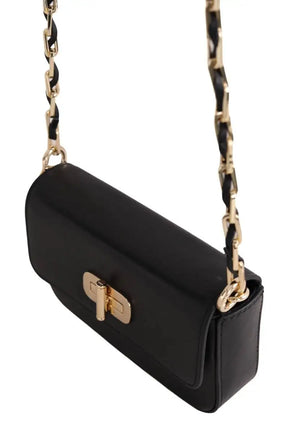 Mini sac Tommy Hilfiger Noir en Cuir