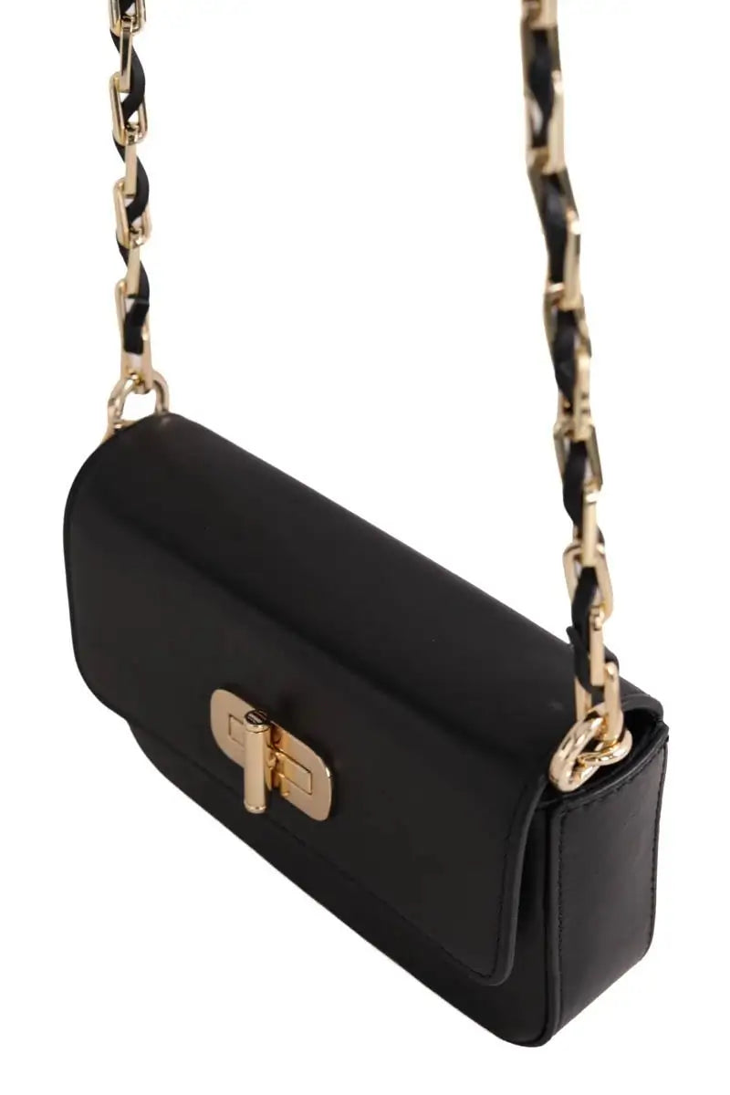 Mini sac Tommy Hilfiger Noir en Cuir