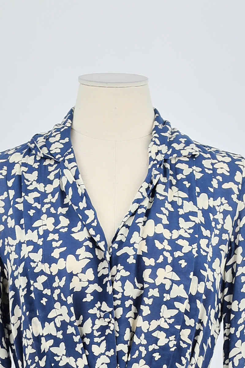 Robe Rouje  Bleu