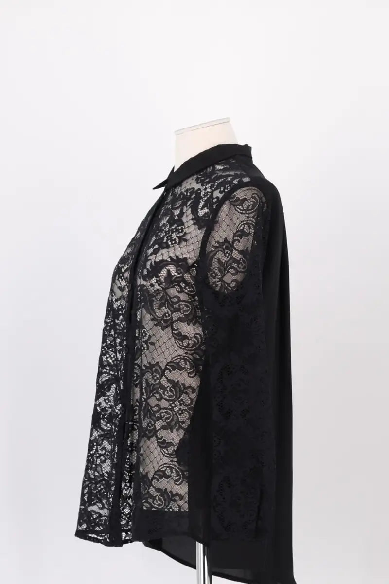 Chemise The Kooples Noir en Coton