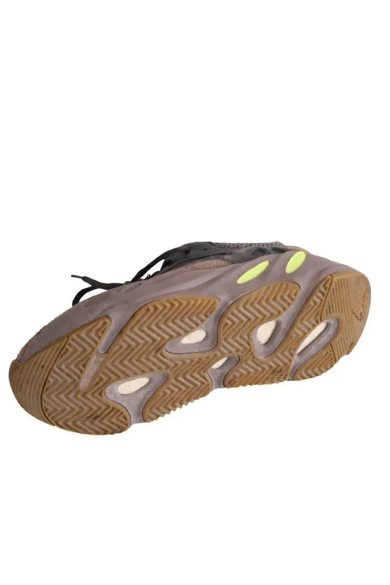 Baskets Yeezy Marron en Cuir