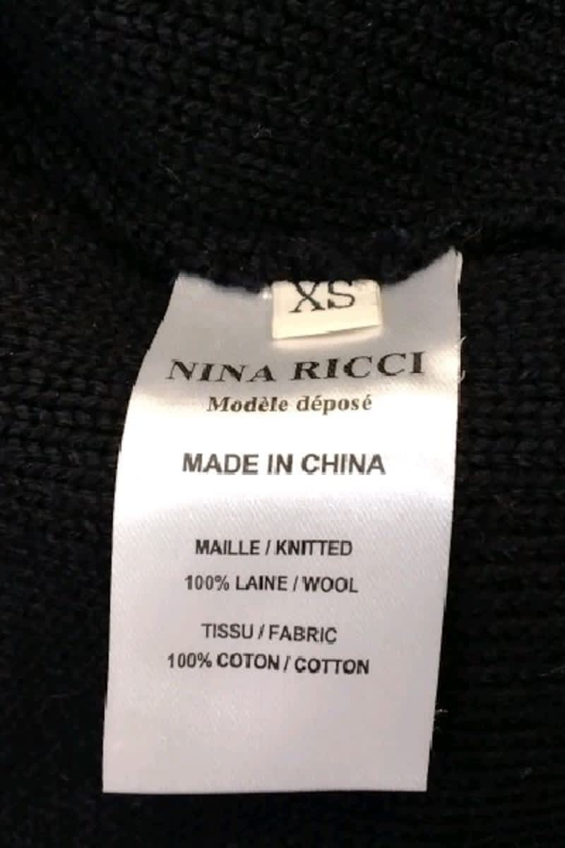 Gilet Nina Ricci  Noir