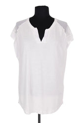 T-shirt Gerard Darel Blanc en Viscose, taille S - Seconde Main