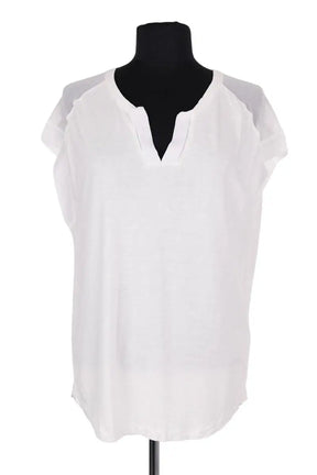 T-shirt Gerard Darel Blanc en Viscose, taille S - Seconde Main