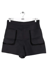 Short Sandro Noir en Viscose, taille XL - Seconde Main