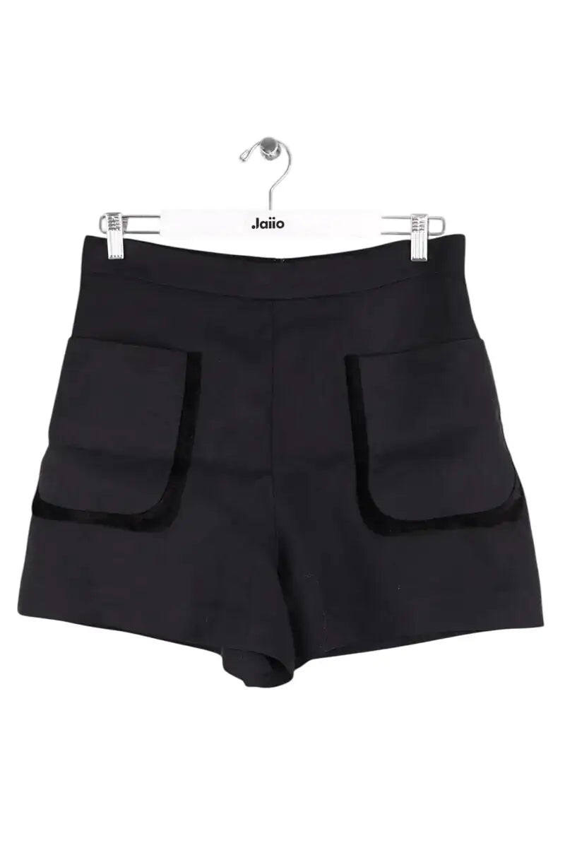 Short Sandro Noir en Viscose, taille XL - Seconde Main