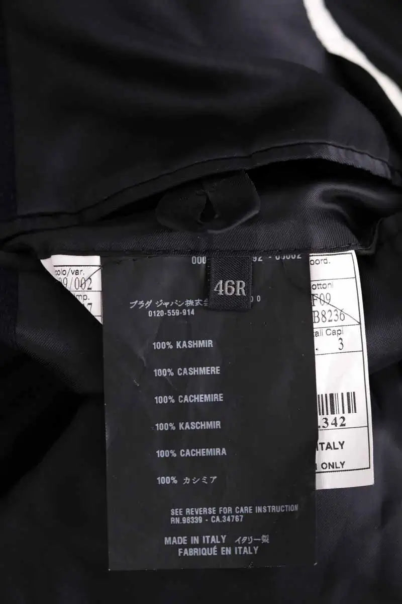 Veste Prada Marine en Cachemire