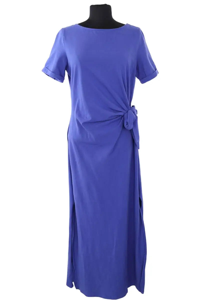 Robe Sézane Bleu en Coton, taille M - Seconde Main