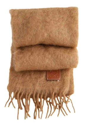 Écharpe Loewe Camel en Laine