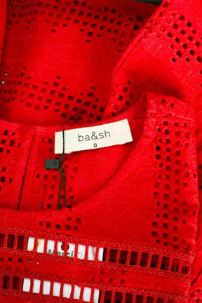 Blouse Ba&Sh Rouge en Coton