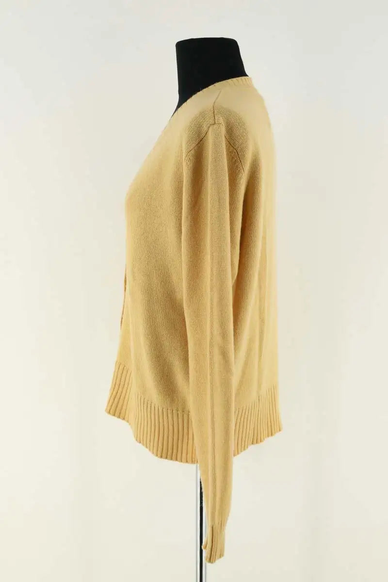 Cardigan Eric Bompard Jaune en Cachemire